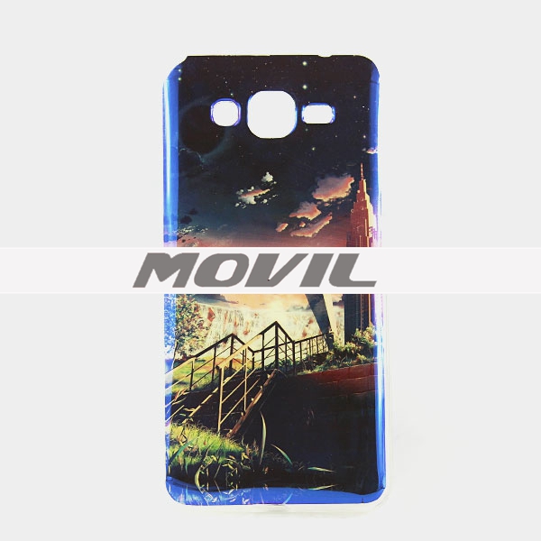 NP-2462 IMD suave TPU azul Ray caja para Samsung S6-9